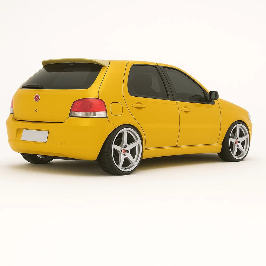 Aerofólio Palio G4 2008 2009 2011 Para Pintura