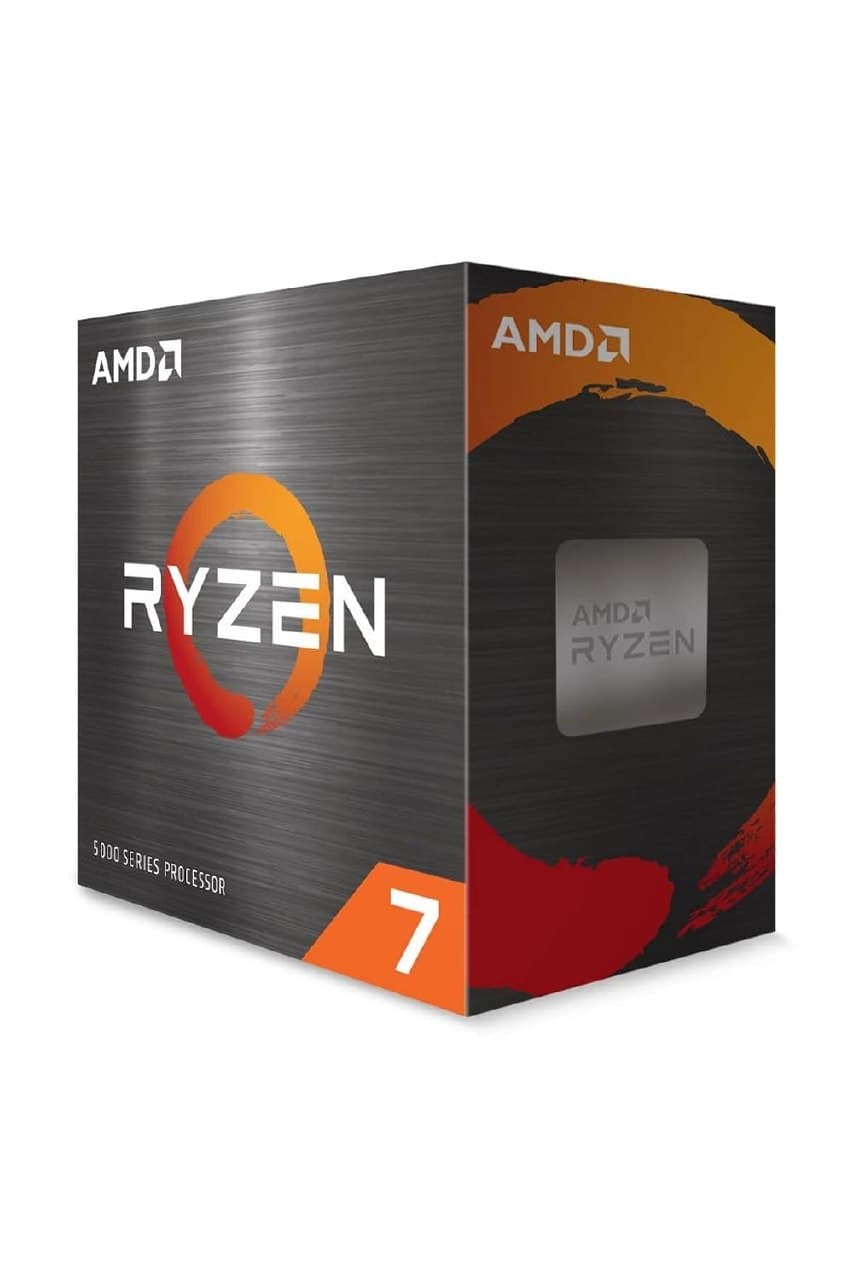 Processador Amd Ryzen 7 5700x 3.4GHz (Turbo 4.6GHz) 36Mb Cache Am4 100-100000926Wof, Cerâmica Cinza