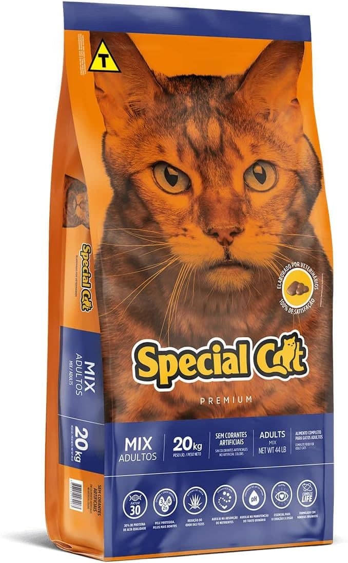 Ração Special Cat Premium Mix Adultos 20 Kg