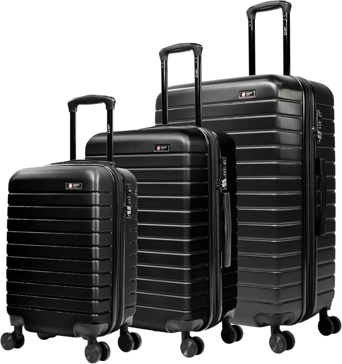 Conjunto de malas de viagem PMG Paris Swiss Move Preto