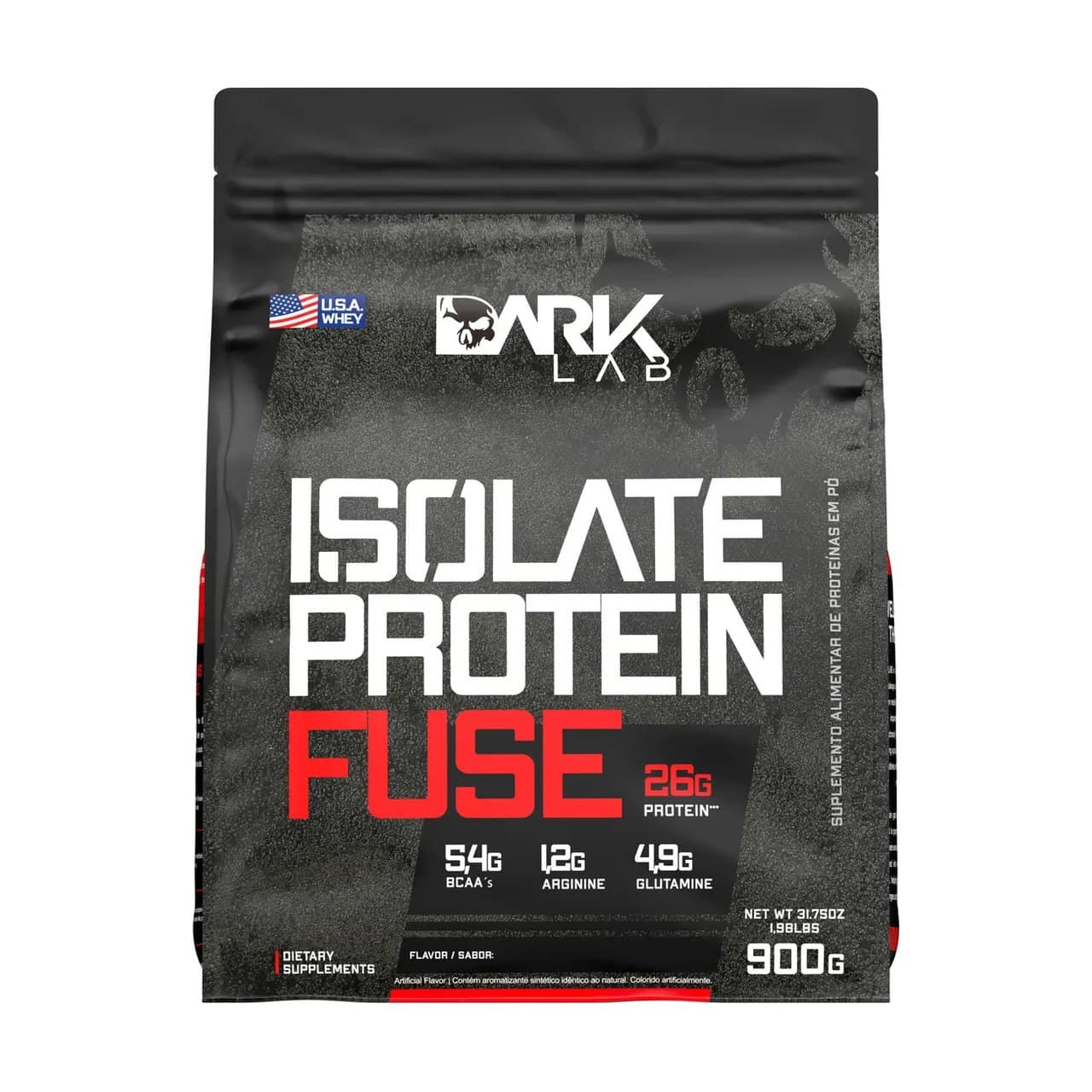 Whey Isolate Protein Fuse 900g Dark Lab Sabor Baunilha