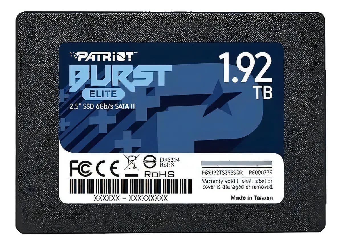 Disco Sólido Interno Patriot Burst Elite 2 Tb Sata Iii Preto