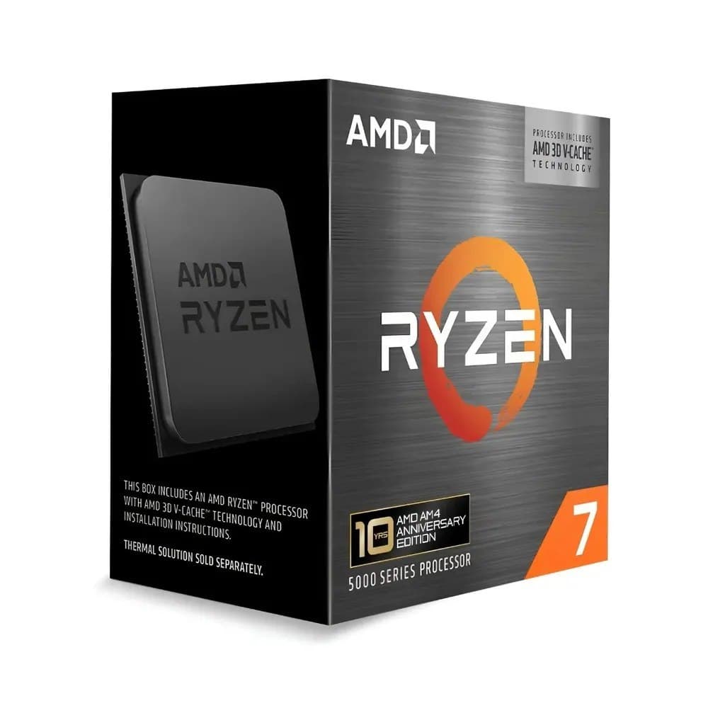 Processador Amd Ryzen 7 5800x3d, 4.5ghz Turbo,cache 96 Mb Am4