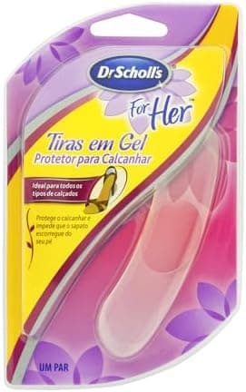 Protetor para Calcalnhar em Tiras de Gel Dr. Scholl’s – Conforto Antifricção, Ajuste Discreto e Toque Suave para os Pés