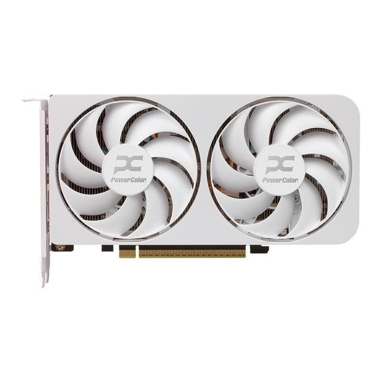 Placa de Video PowerColor Radeon Rx 9060 Xt Reaper White, 16Gb, Gddr6, 128-bit, Rx9060xt-16G-A-White