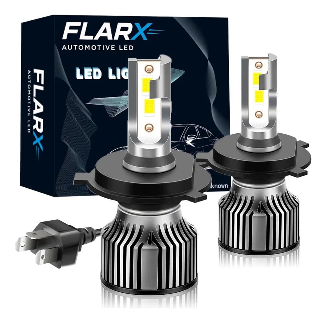 2x Lâmpadas Farol Led H1 H3 H4 H7 H8 H11 9005 Hb3 9006 Hb4 H27