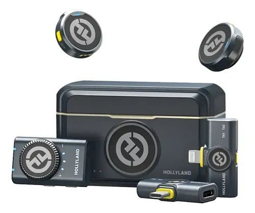 Microfone Hollyland Lark M2 Duo Combo Duplo Para 2 Pessoas U