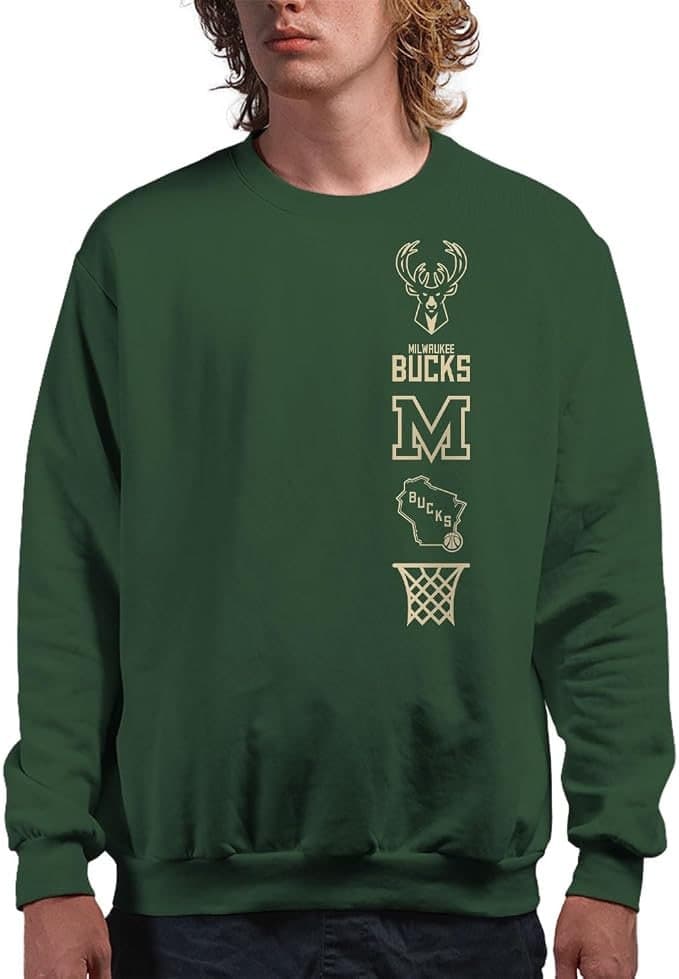 Junk Food x NBA – Logotipo LC Stacked – Casaco de lã adulto oficialmente licenciado para homens e mulheres
