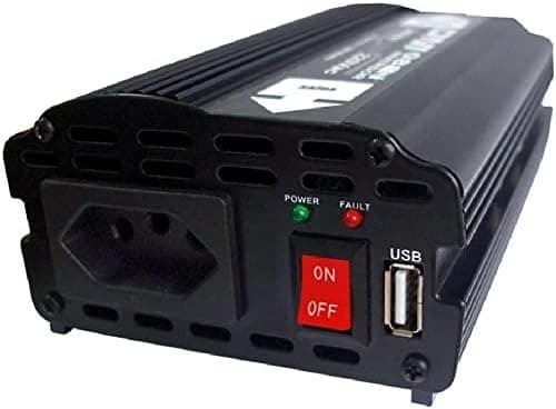 DNI, 0882, Inversor - Entrada 12V - 110Vac 300W (400W Pico) 1 Tomada 3P 1 USB, 882