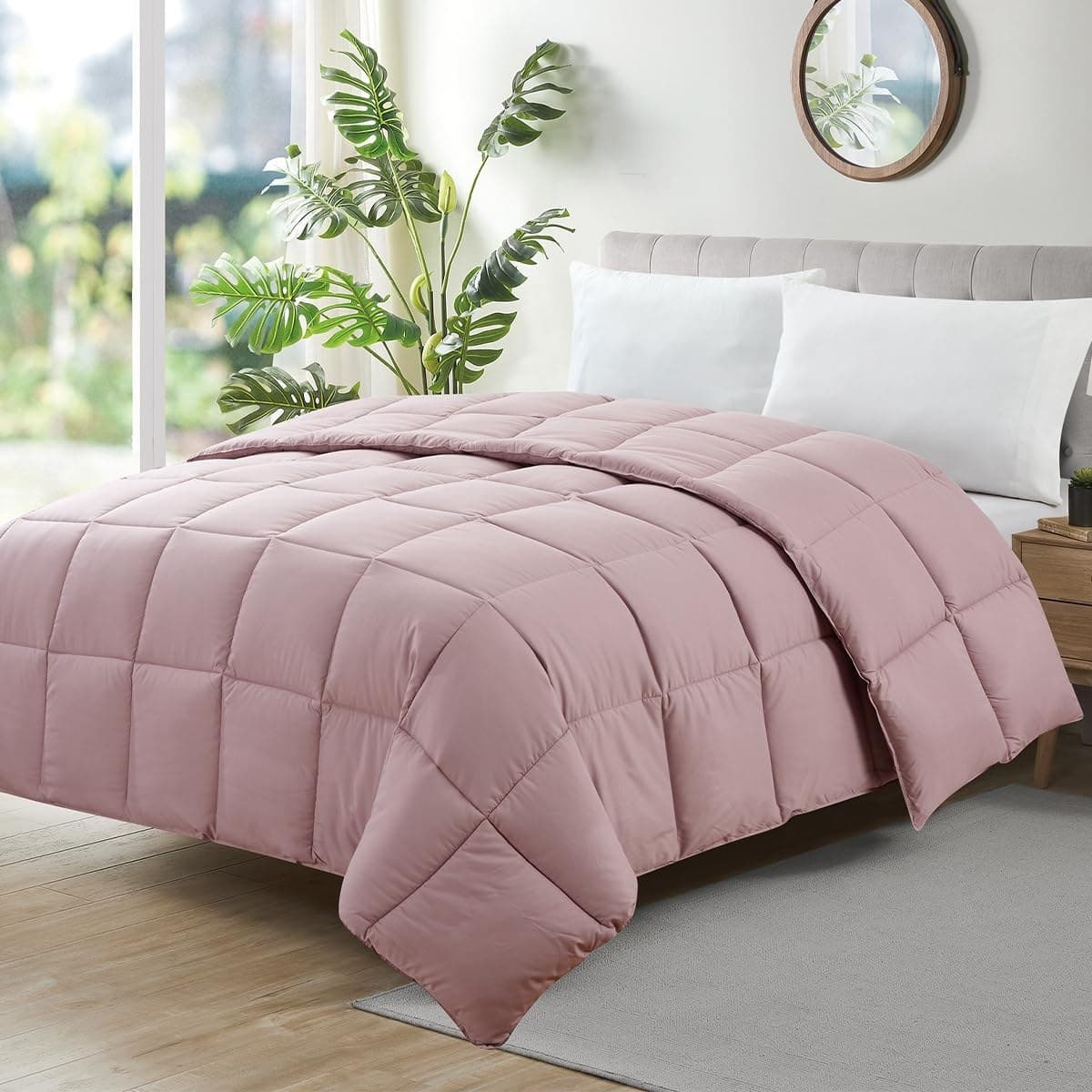 Camesa Edredom Ecopluma Toque de Pluma Queen 240x260cm Rosé