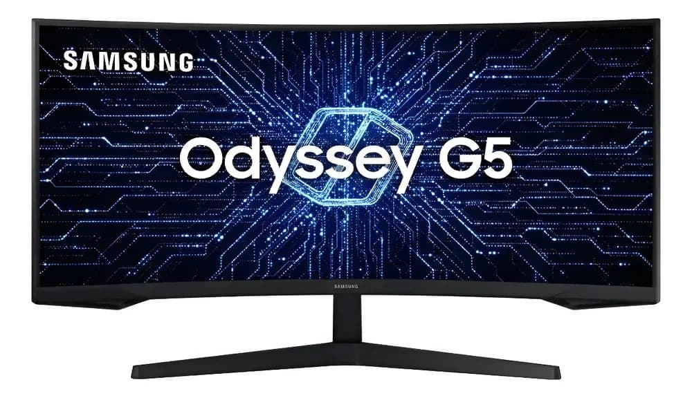 Monitor Gamer Curvo Samsung Odyssey 34" G5 165 Hz 1ms Ultrawide Preto