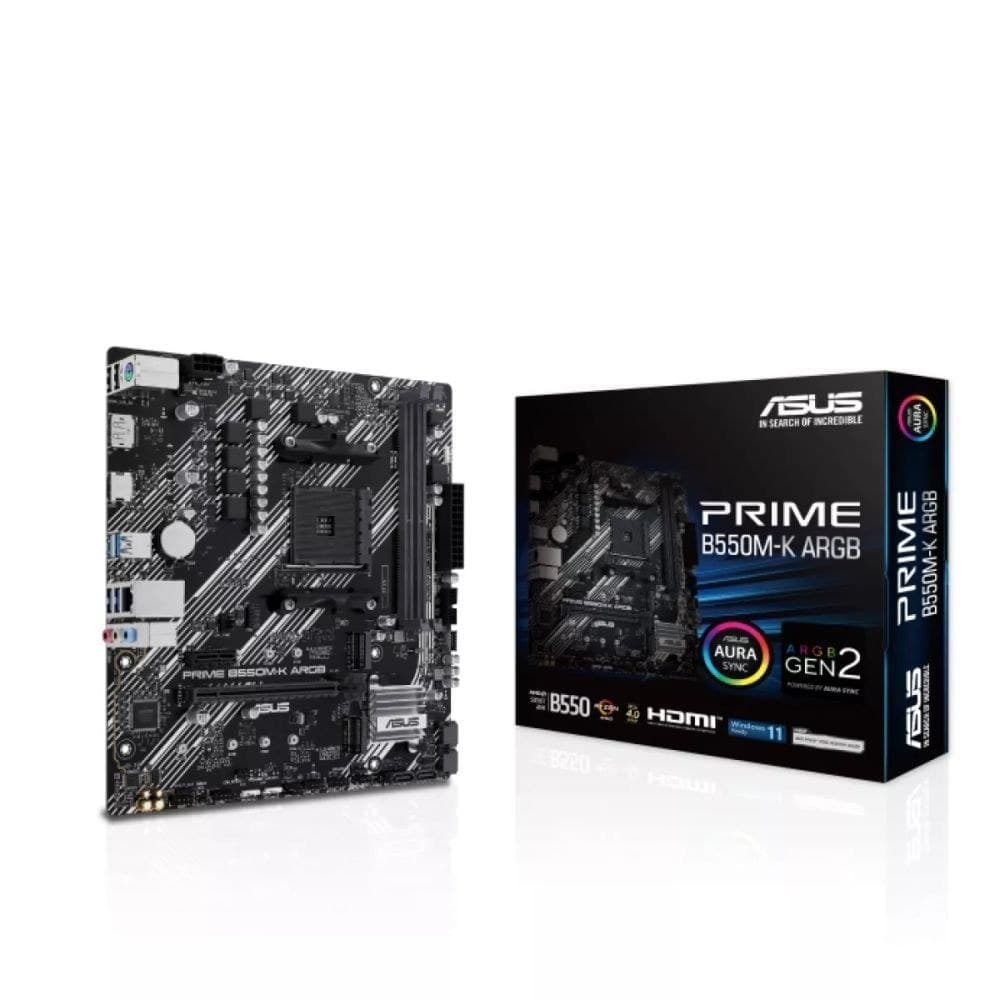 Placa Mãe Asus Prime B550m-K Argb 90Mb1gc0-M0eay0
