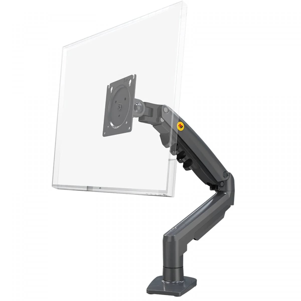 Suporte de Mesa North Bayou F80, Articulado, Com Pistão, Para Monitores 17 Até 30 Pol, Preto