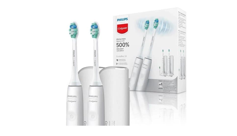 Escova Eletrica Philips Colgate Sonicpro 35 2 Unidades