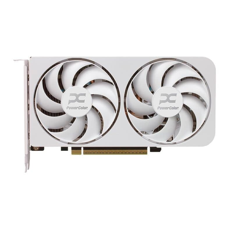 Placa de Video PowerColor Radeon RX 9060 XT Reaper White, 16GB, GDDR6, 128-bit, RX9060XT-16G-A-WHITE