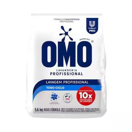 Lava Roupas em Pó Omo Lavanderia Pro 5,6kg