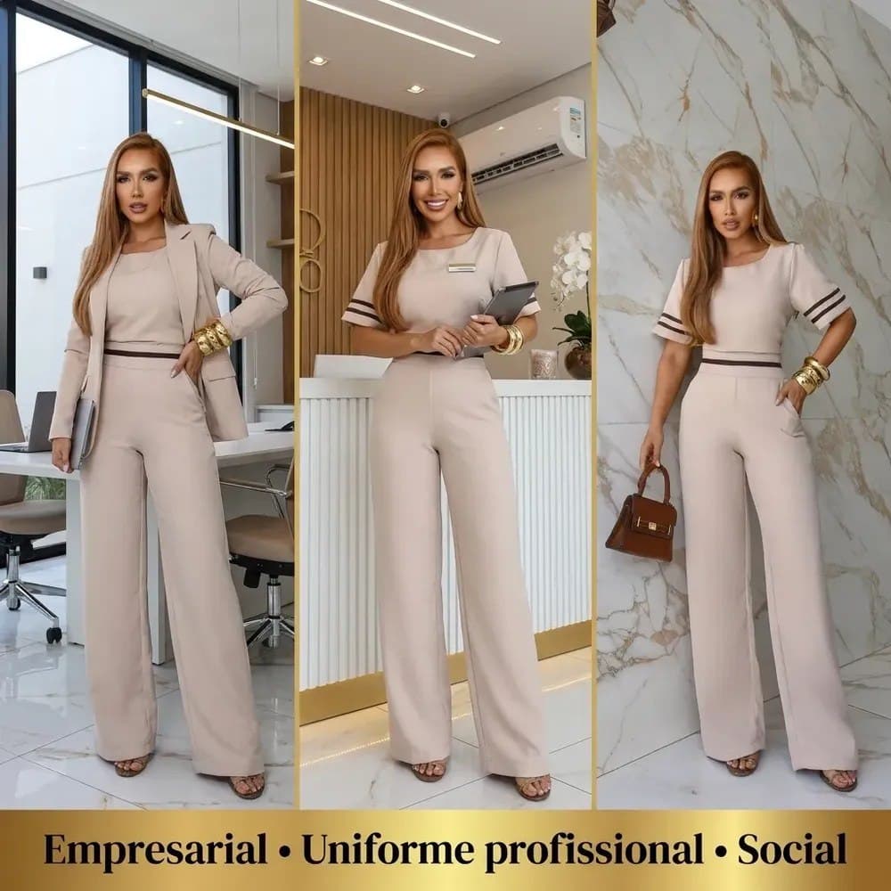 Conjunto Feminino Na Alfaiataria Social