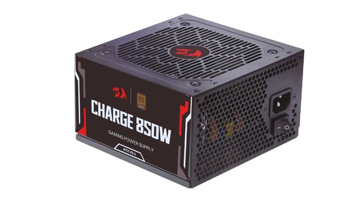 Fonte Gamer Redragon Charge 850w 80 plus Bronze