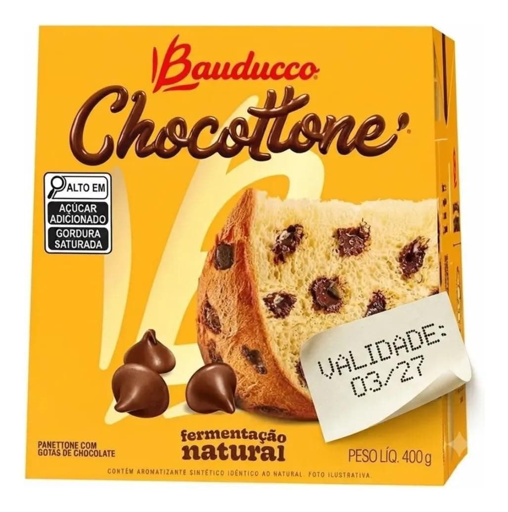 2x Chocottone Bauducco 400G