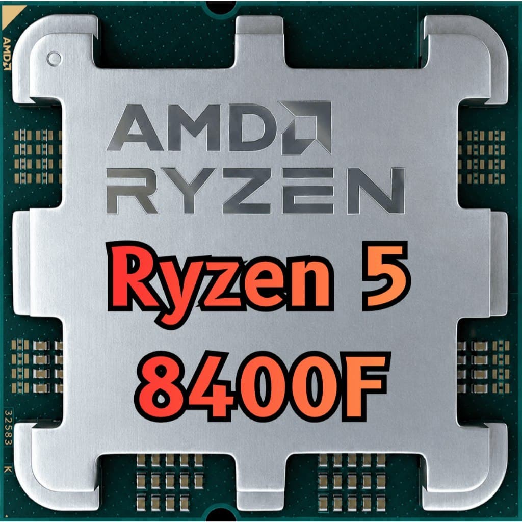 Processador Amd Ryzen 5 8400F, 4.2 GHz (4.7 GHz Max Turbo), Cache 22 Mb, 6 Núcleos, 12 Threads, Am5, Sem Vídeo Integrado