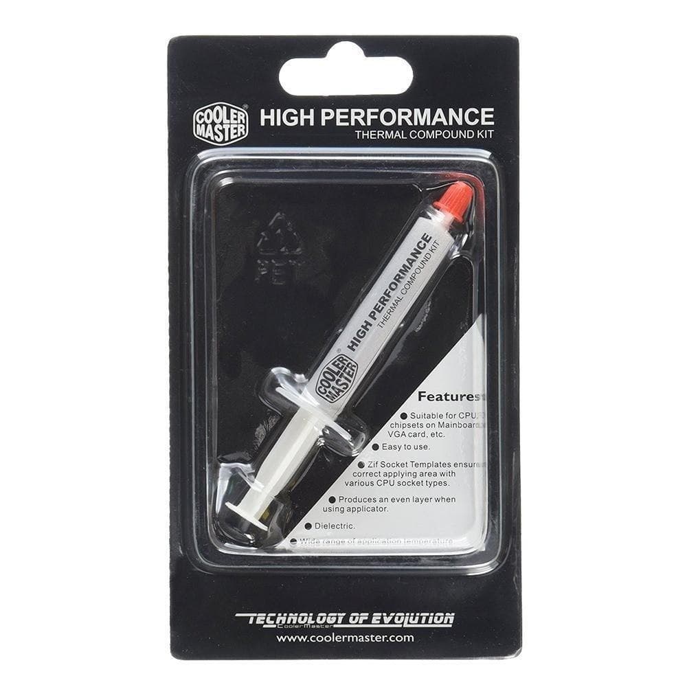 Pasta Térmica Cooler Master Hight Performance, 0.8W, Branca - Htk-002-U1