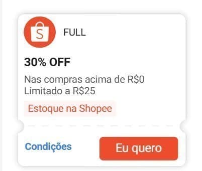 Cupons Shopee