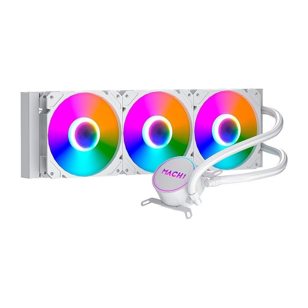 Water Cooler Mach1 Logic, Rgb, 360mm, Amd e Intel, Branco - Gk360w