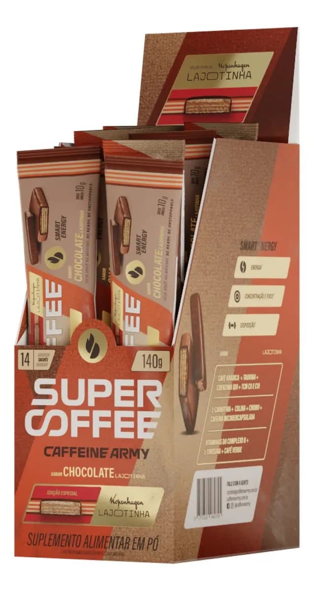 Supercoffee Lajotinha - Display To Go (140g) - Caffeine Army