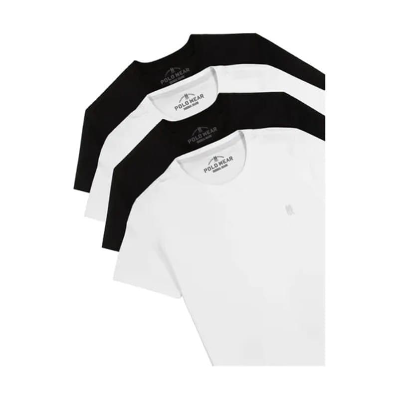 Kit 4 Camisetas Masculinas Polo Wear Sortido