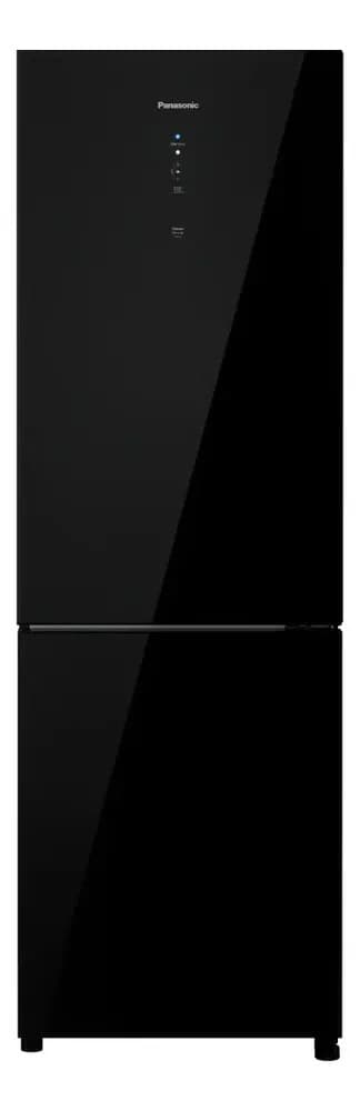Refrigerador Panasonic 407l Black Glass Nr-bb41gv2b Preto
