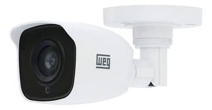 Câmera Segurança Analógica Ip Bullet Weg Wcam Branco HD720P