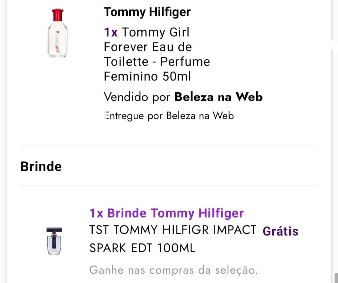 Tommy Girl Forever Tommy Hilfiger Eau de Toilette - Perfume Feminino 100ml + Brinde Outro Perfume