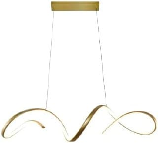 Pendente LED Taschibra Londres 3000K 40W Ouro Fosco
