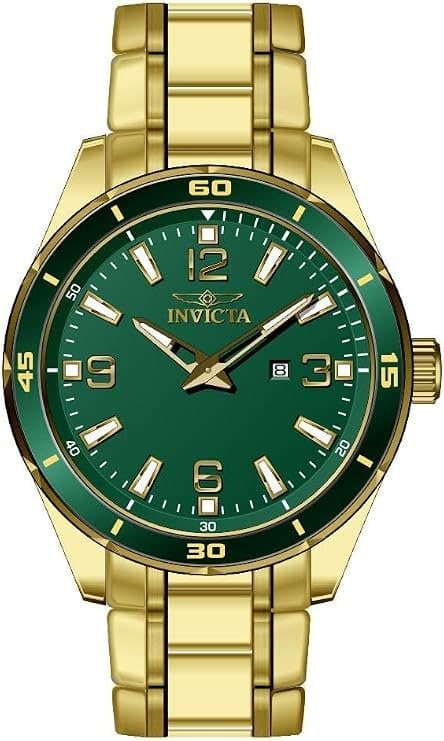 Invicta Relógio Masculino Pro Diver 44 mm Aço Inoxidável Quartzo, Dourado (Modelo: 46675), Dourado, Tendência