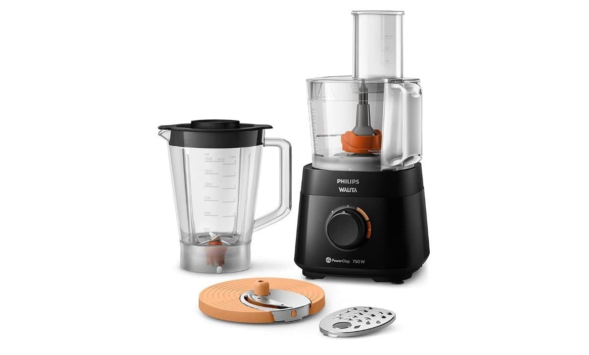 Philips Walita Multiprocessador PowerChop 750, 4 Acessórios, 750W