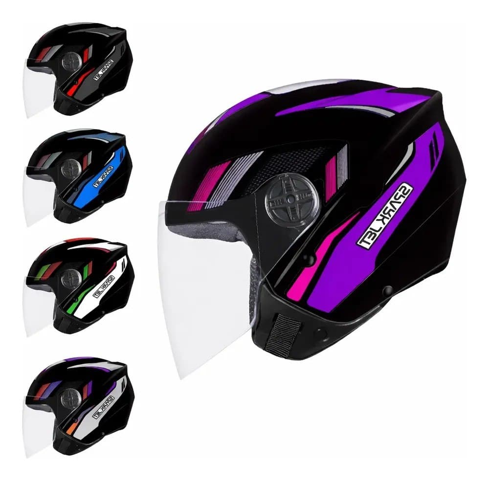Capacete Aberto Ebf Spark Jet Coyote Inmetro