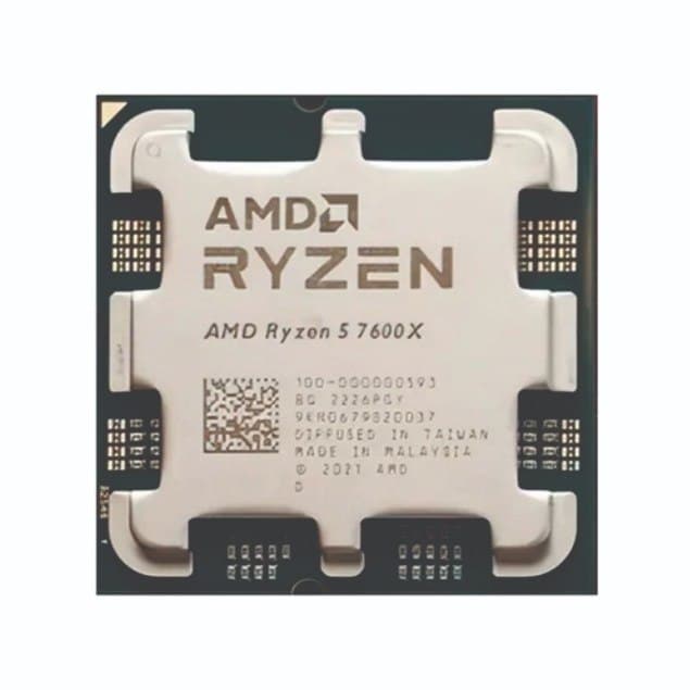 Processador Amd Ryzen 5 7600x, 4.7GHz (5.3GHz Max Turbo), Cache 38Mb, 6 Núcleos, 12 Threads, Am5, Com Vídeo Integrado