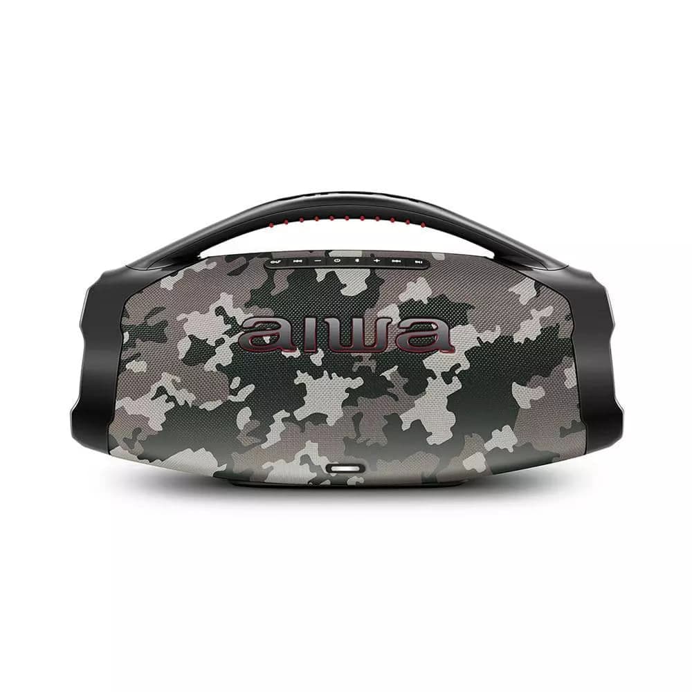 Caixa de Som Bluetooth Aiwa Boombox BBS-01-BG 200W Camuflada