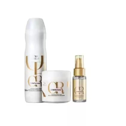 Wella Professionals Oil Reflections Shampoo 250ml+Máscara 150ml+Oil Reflections 30ml