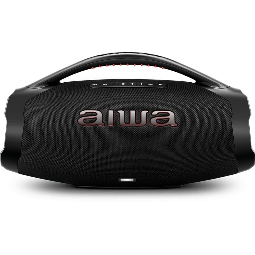 Caixa de Som Aiwa Boombox Plus BBS-01-B, Bluetooth, 200W RMS, IP66, 30 Horas de Bateria, Preto - 4899-01