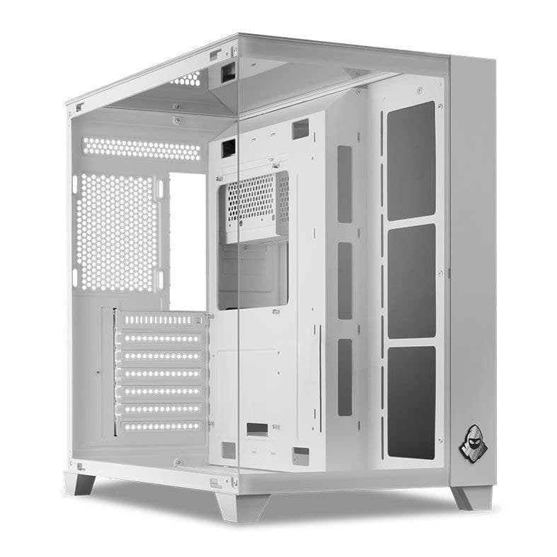 Gabinete Gamer Mancer Cv550 Mid-Tower Lateral de Vidro Branco