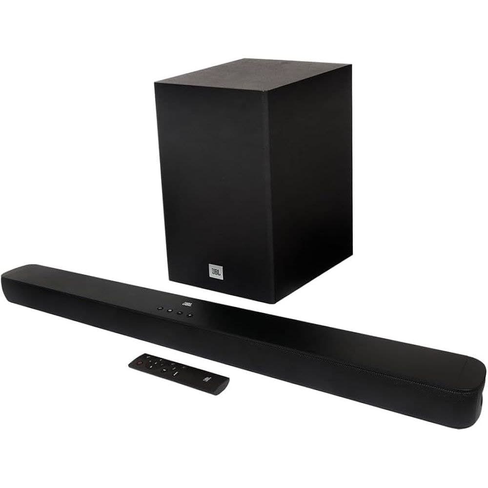 Soundbar Jbl Bluetooth, Cinema Sb180, 2.1 Canais, Subwoofer de 6,5" Sem Fio 110W Rms